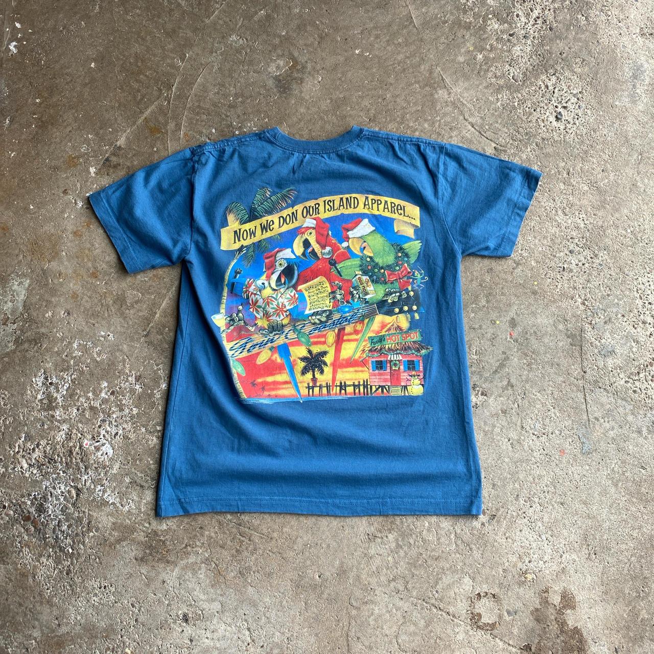 Blue ‘Goui Coastal’ Print Bar T-Shirt