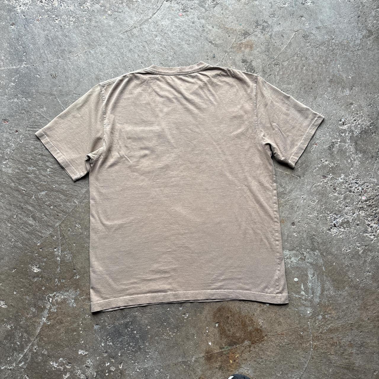 Tan Carhartt single pocket tee - M