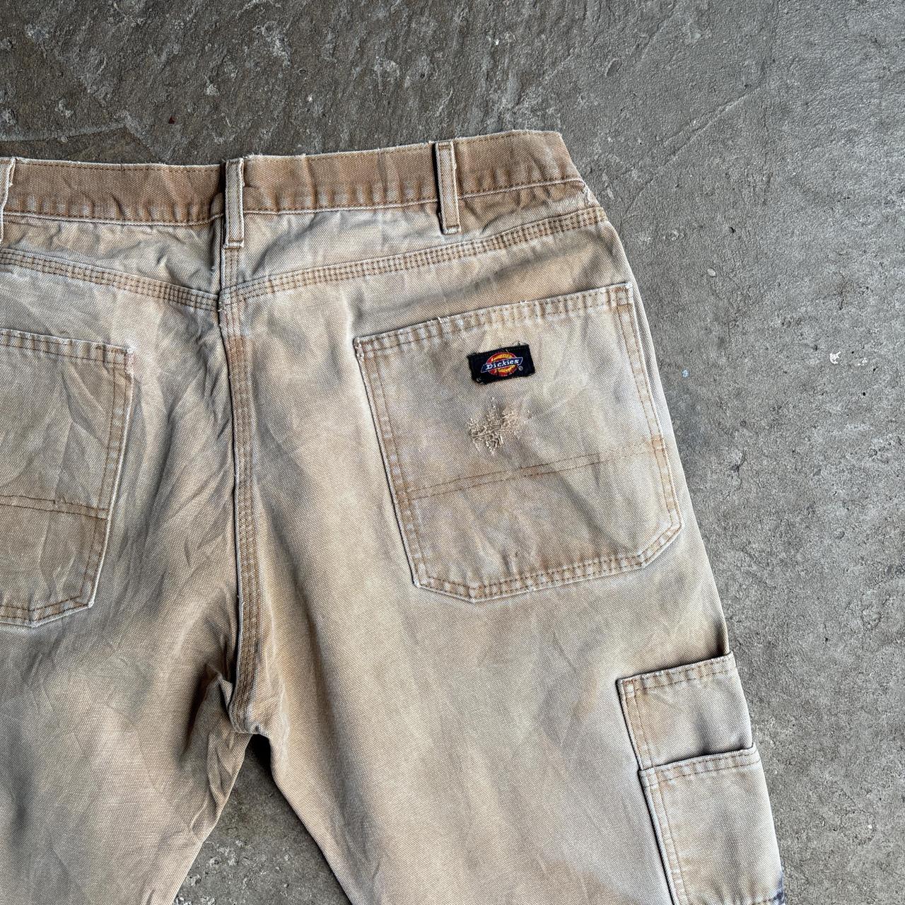 Washed Tan Dickies Carpenter Pants/Trousers