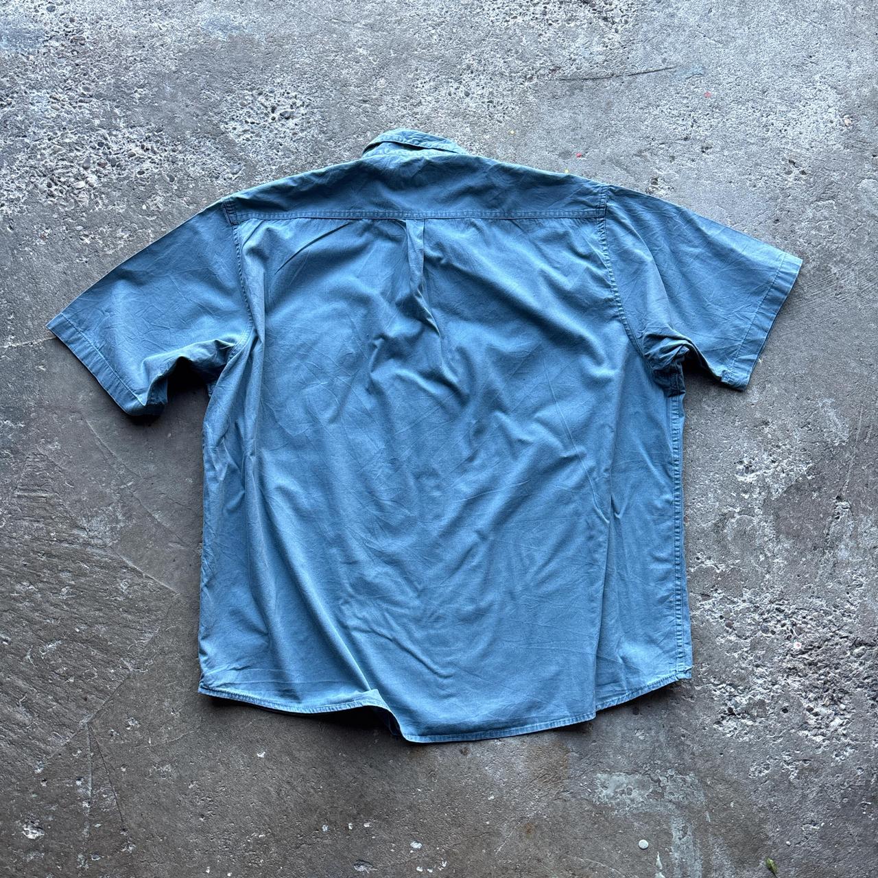 Blue Wrangler short-sleeved shirt - XXL