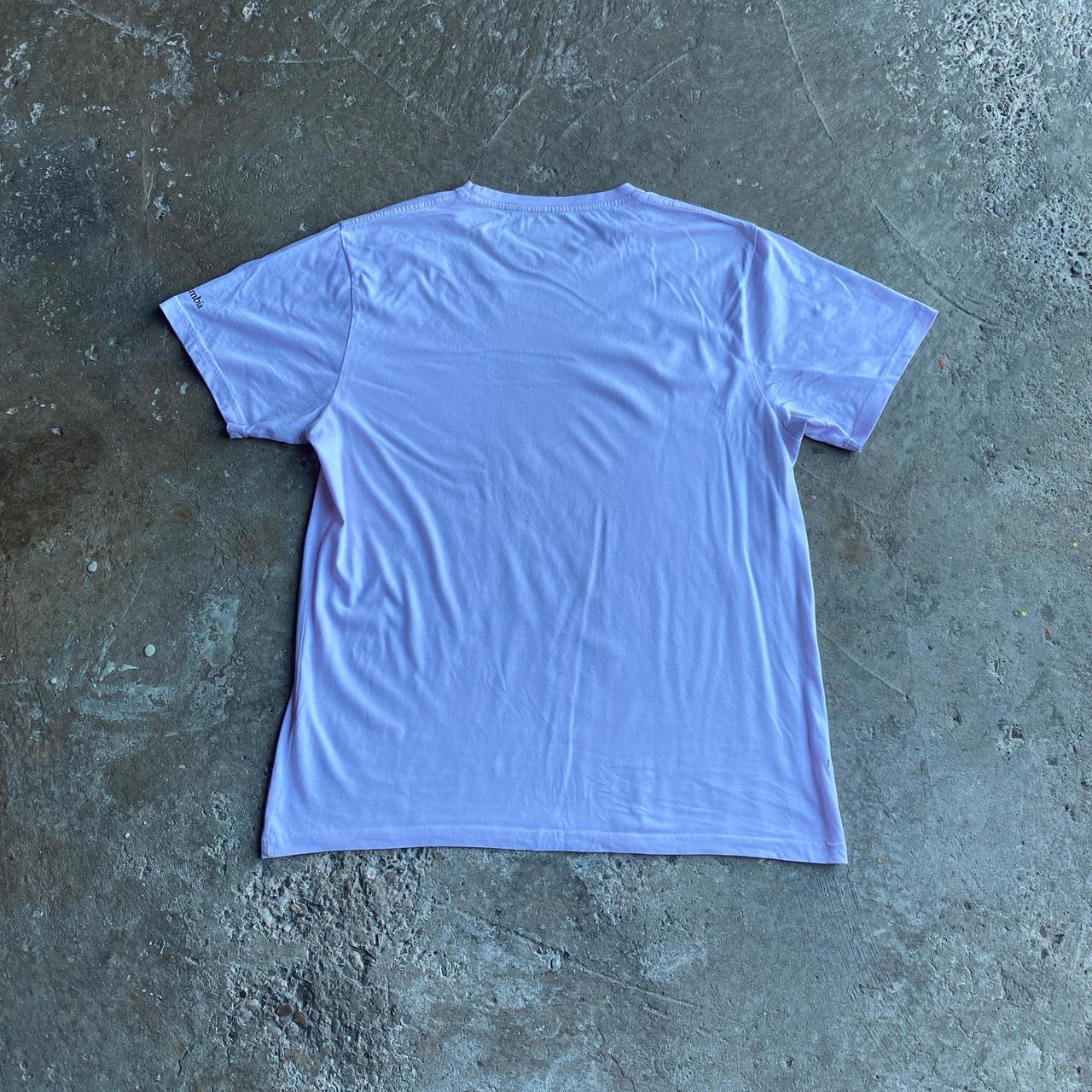 Light Pink Columbia Graphic T-Shirt - L