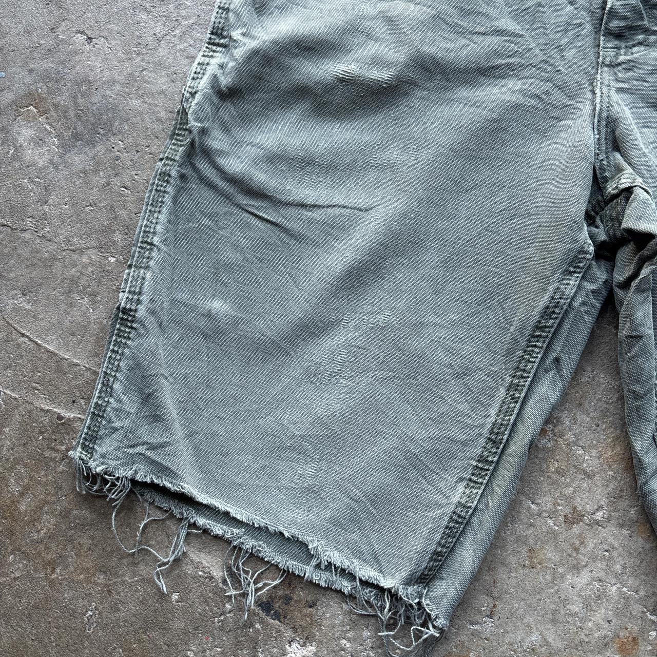 Vintage Grey Carhartt distressed shorts