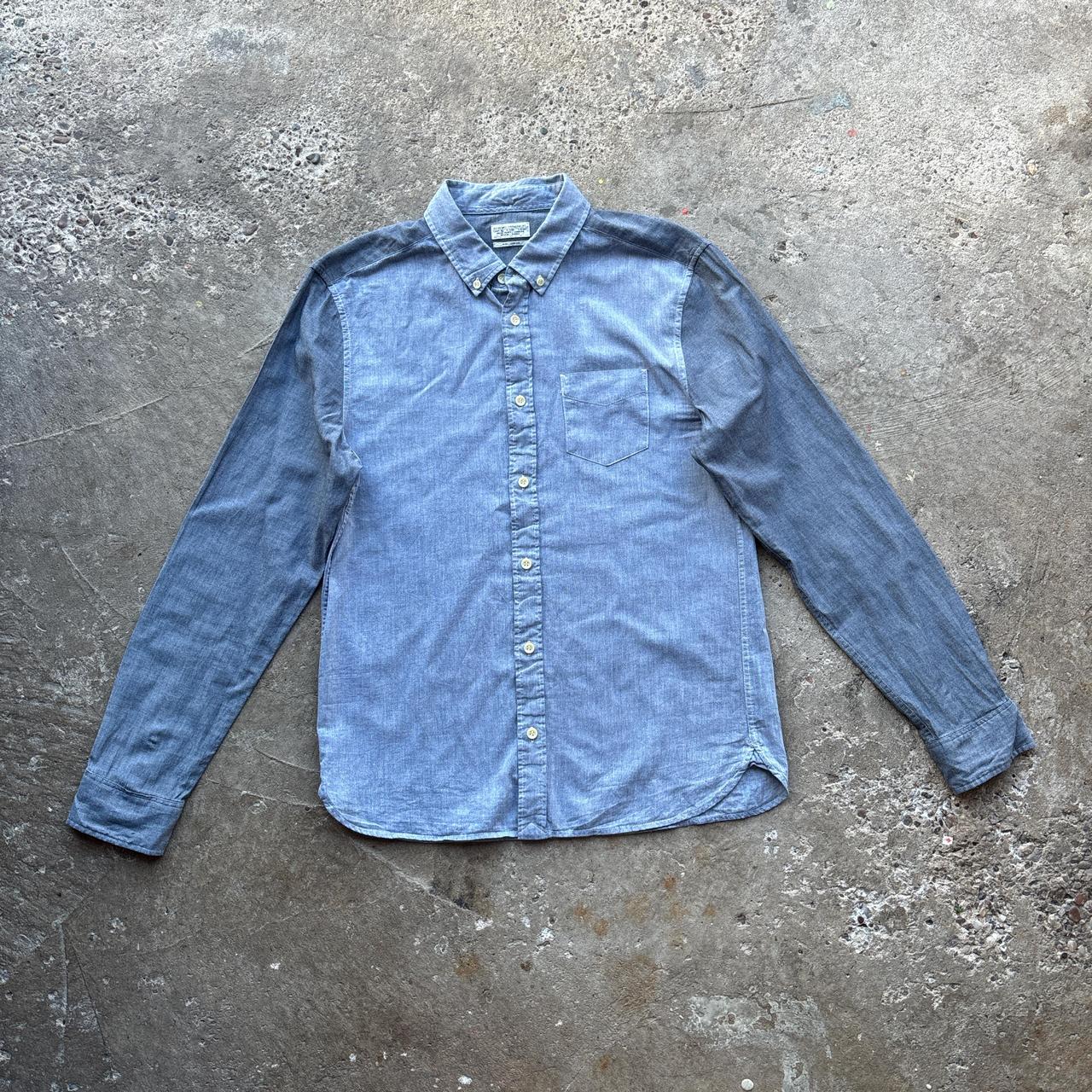 Two-tone grey Allsaints shirt