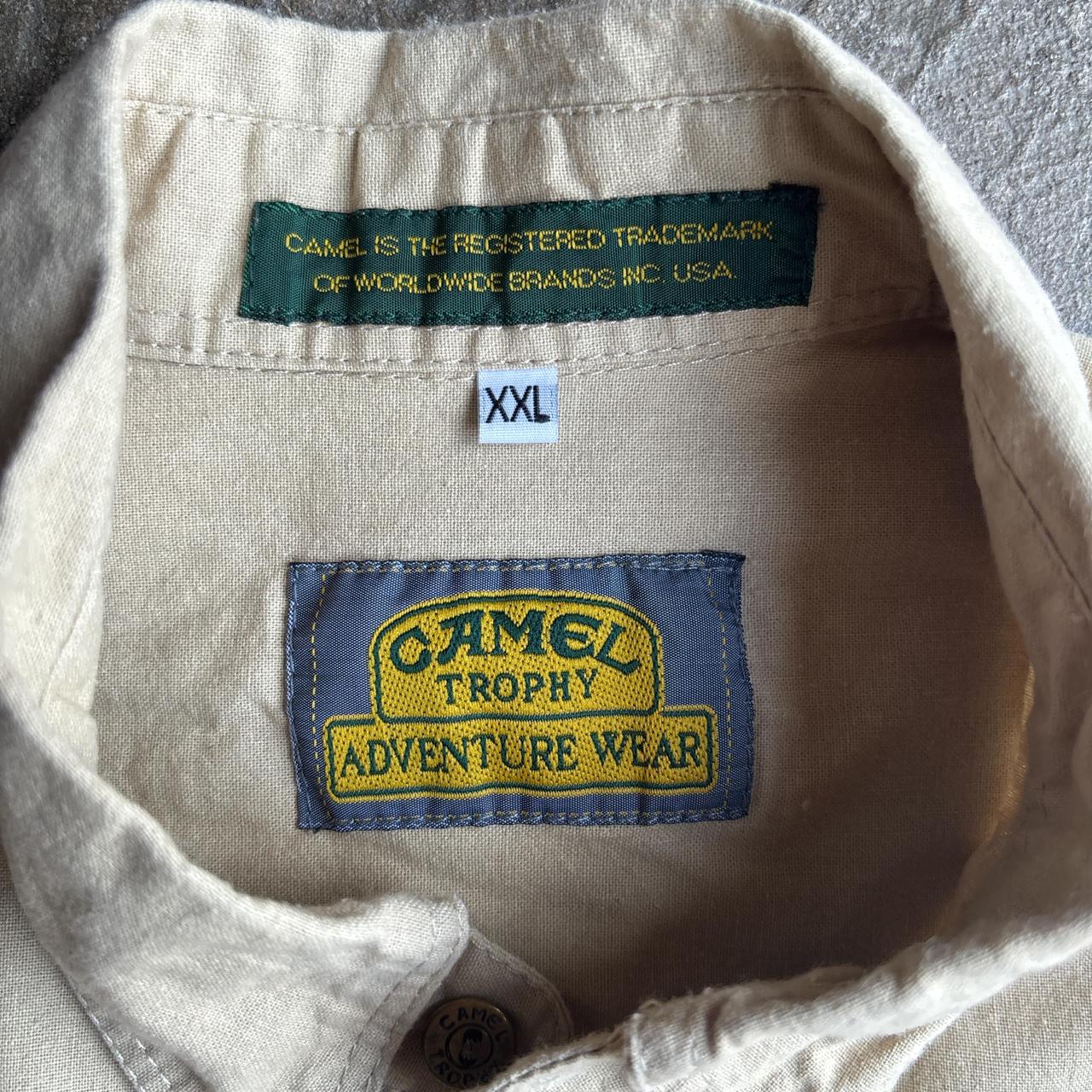 Vintage Cream Camel Workwear Shirt