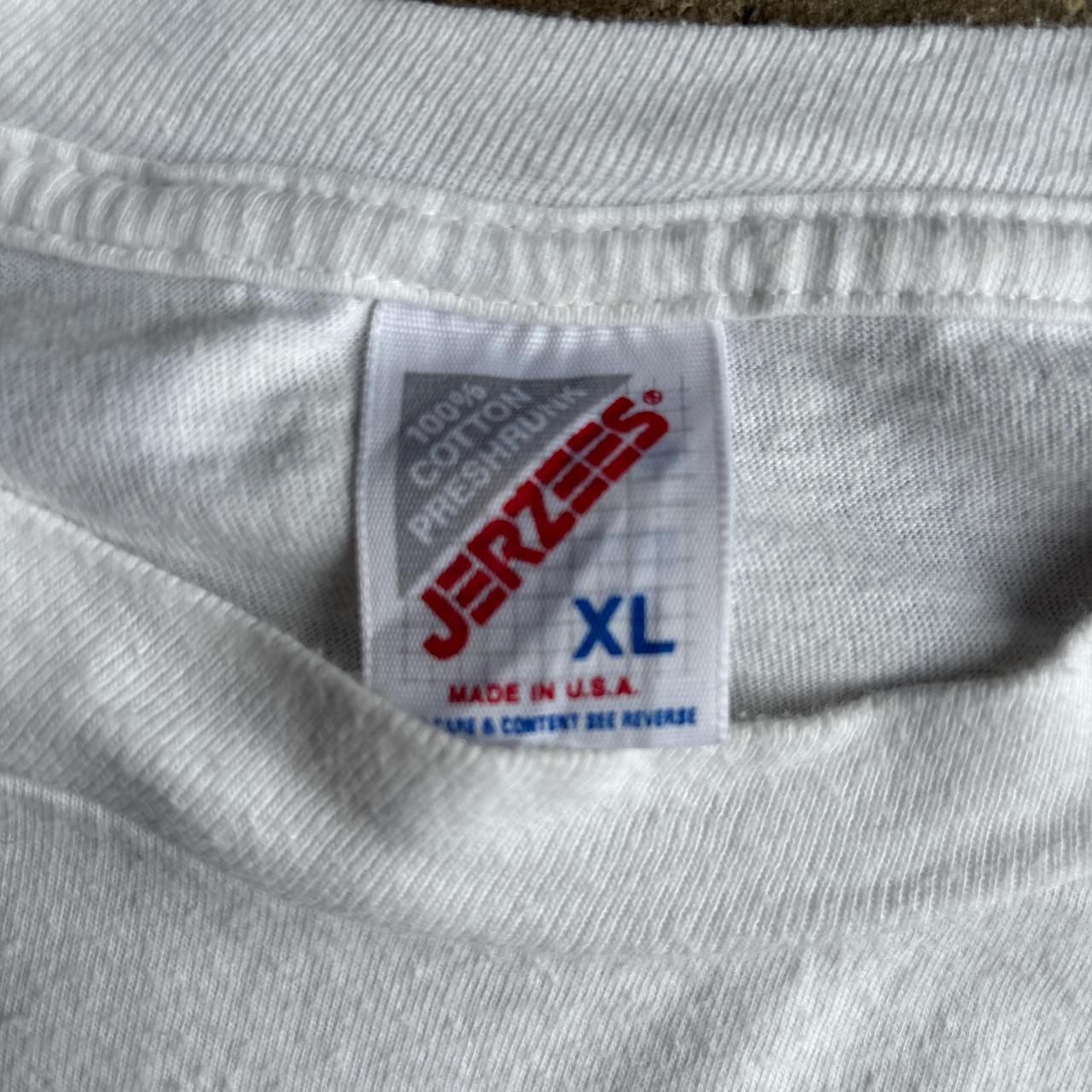 White Graphic American Football T-Shirt - XL