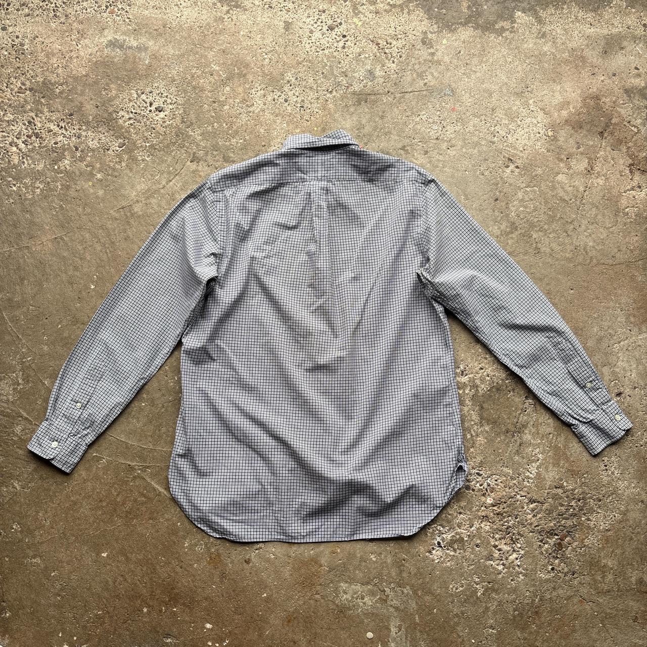 Black and white Polo Ralph Lauren chequered shirt - M