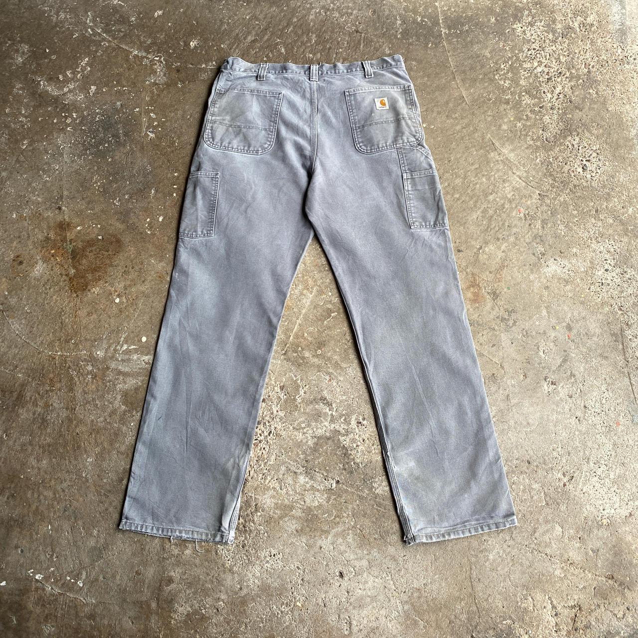 Grey Carhartt Carpenter Pants- W36