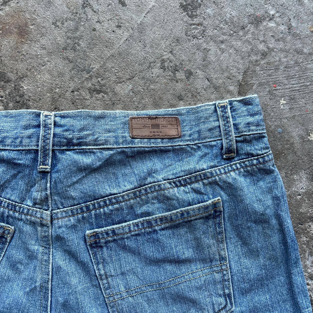 Blue denim Tommy Hilfiger short shorts