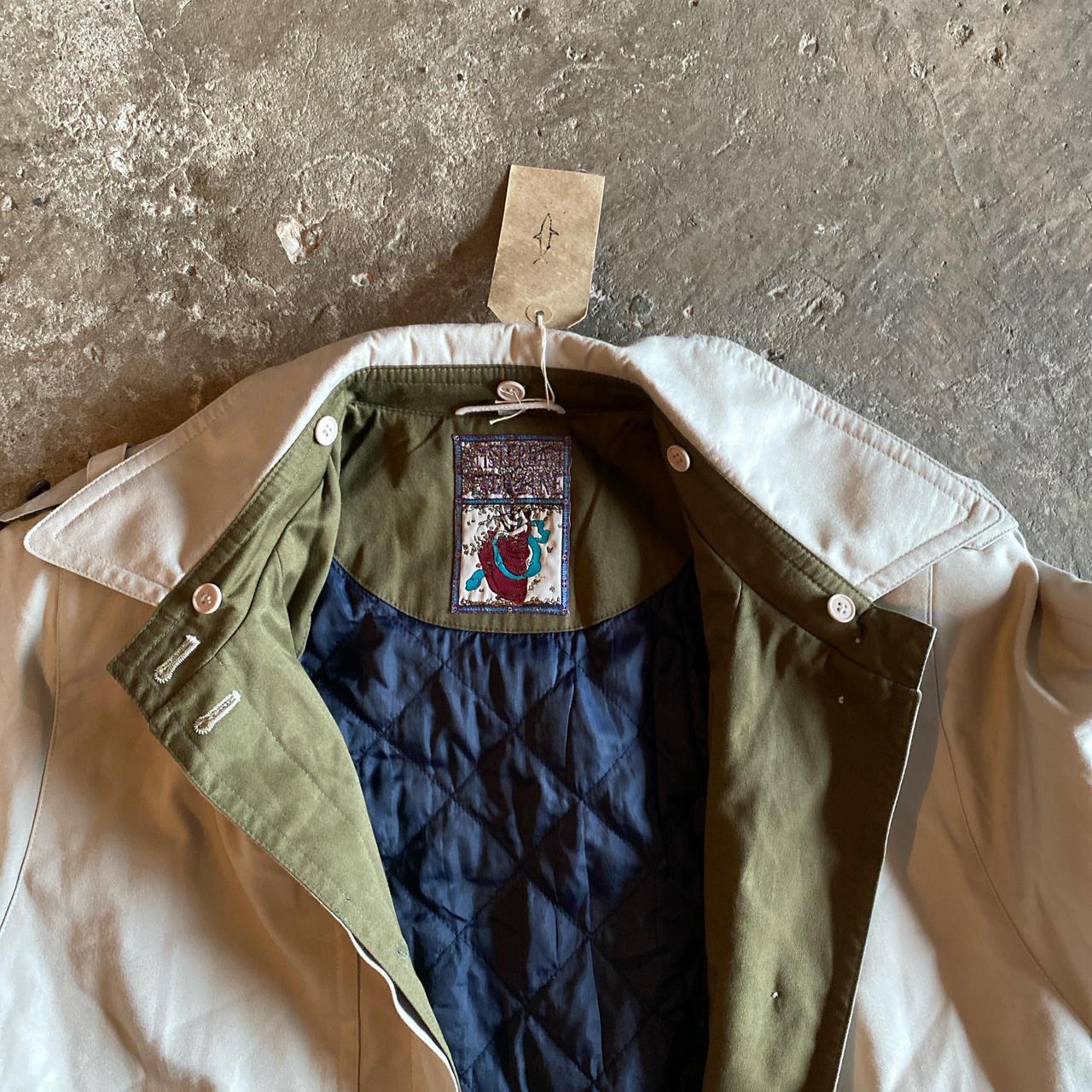 Vintage Cream Berghaus Trench Coat - L