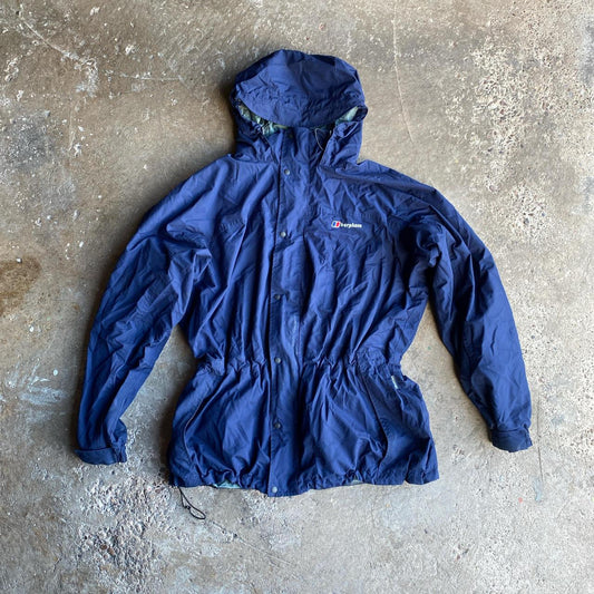 Navy Berghaus Hooded Rain Jacket- XL