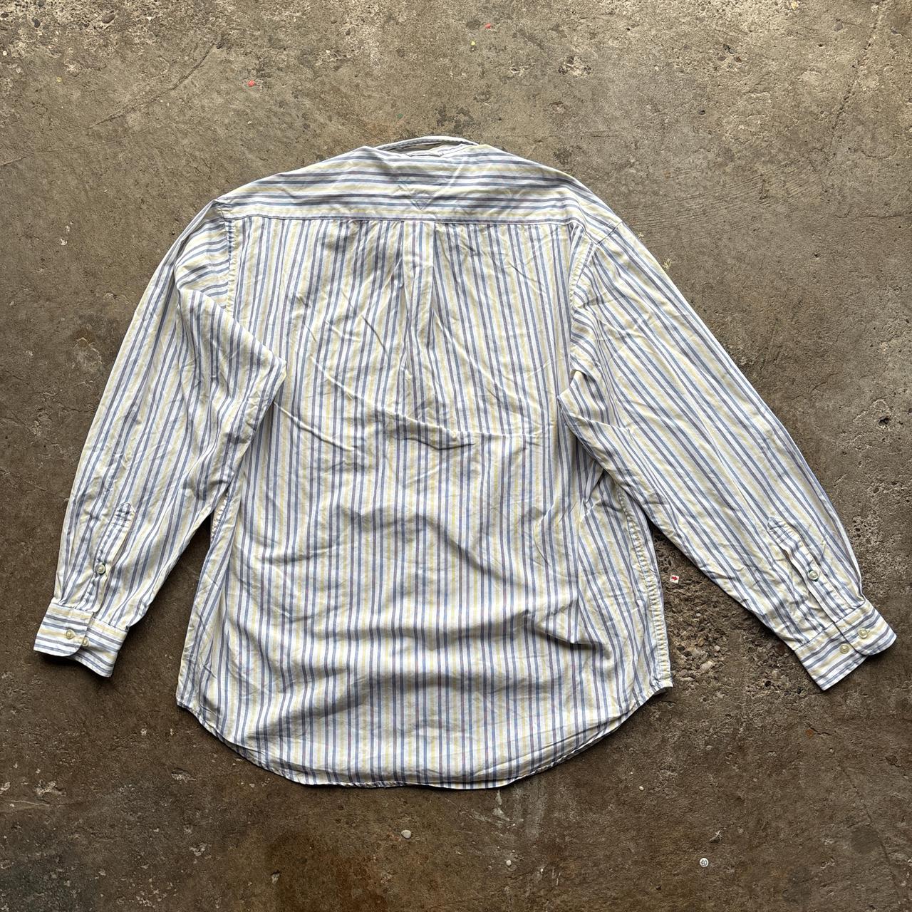 White Tommy Hilfiger striped shirt