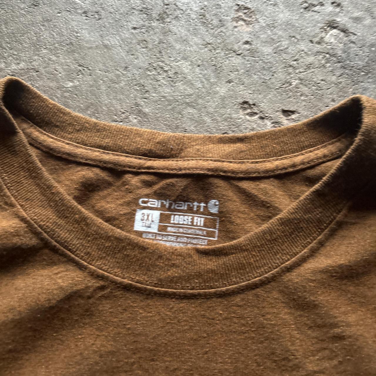 Gold / brown Carhartt t-shirt - XXL