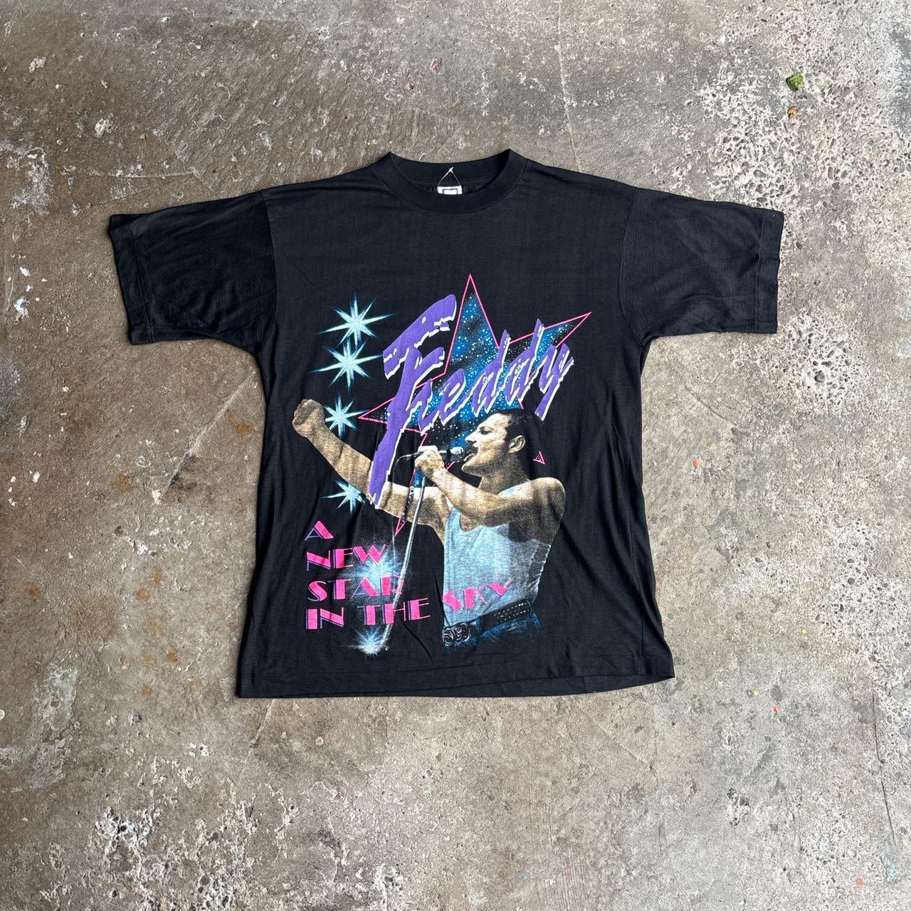 Vintage 80s Queen Freddy Mercury Graphic T Shirt