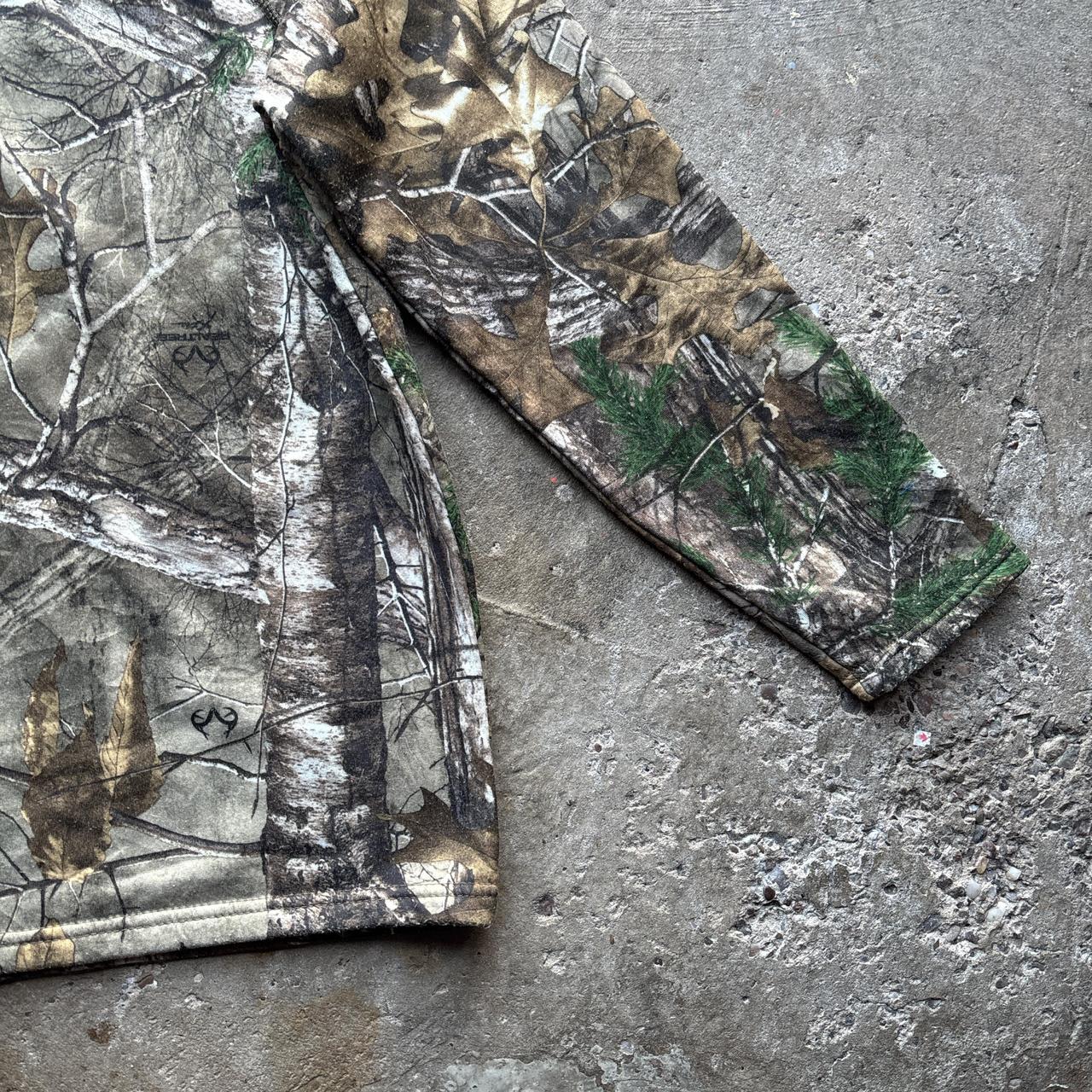 Real Tree 1/4 zip sweatshirt - L