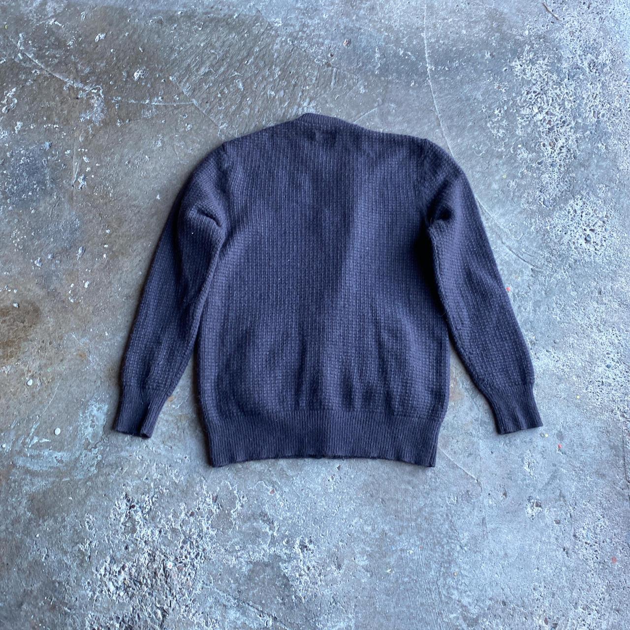 Purple All Saints Full Zip Asymmetrical Sweater - L