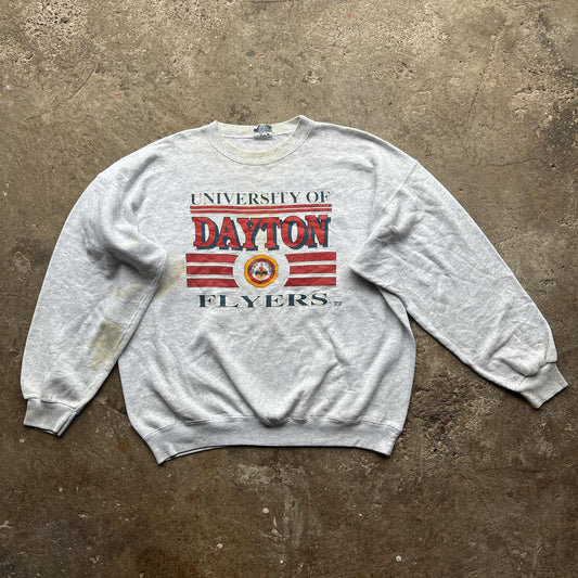 Grey graphic sweatshirt with ‘Dayton Flyers’ print