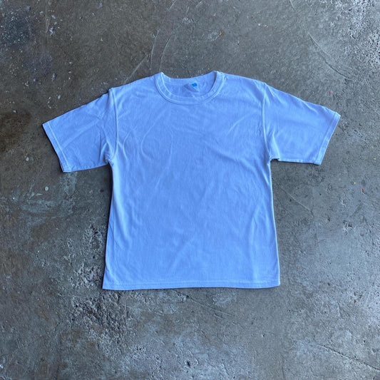 White Champion Cotton T-Shirt - S