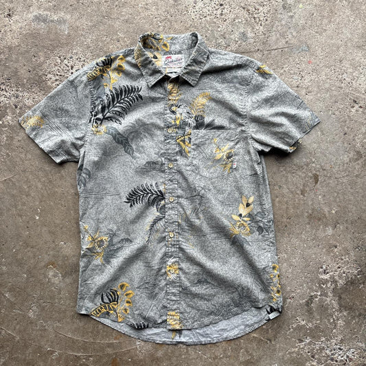 Grey Quiksilver Hawaiian shirt