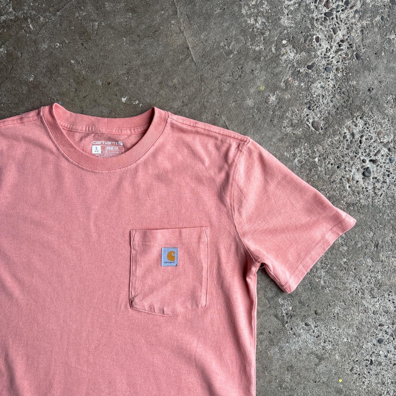 Salmon Pink Carhartt T-Shirt - S (women’s)