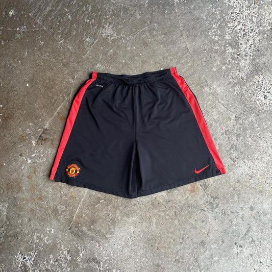 Black Manchester United Nike Dri-Fit Football Shorts