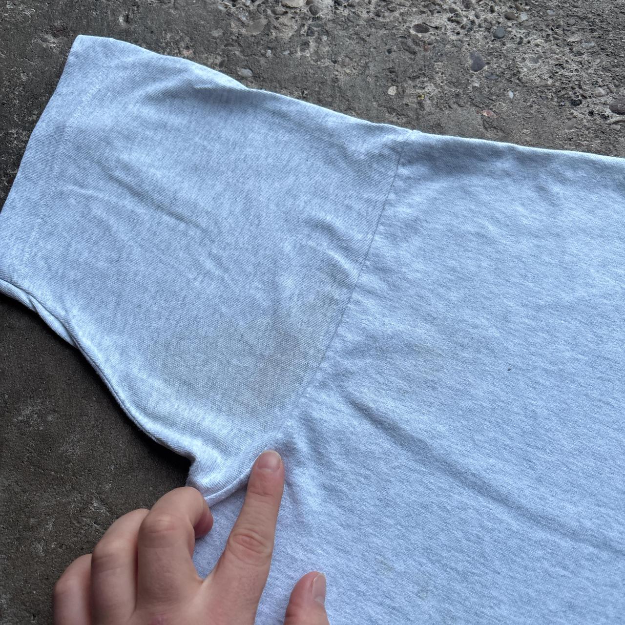 90s grey graphic t-shirt with Alberta Games print - XL