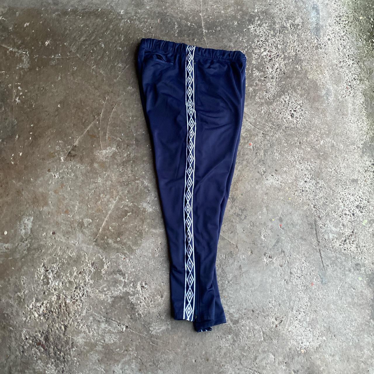 Navy Umbro Logo Tracksuit Pants - XL
