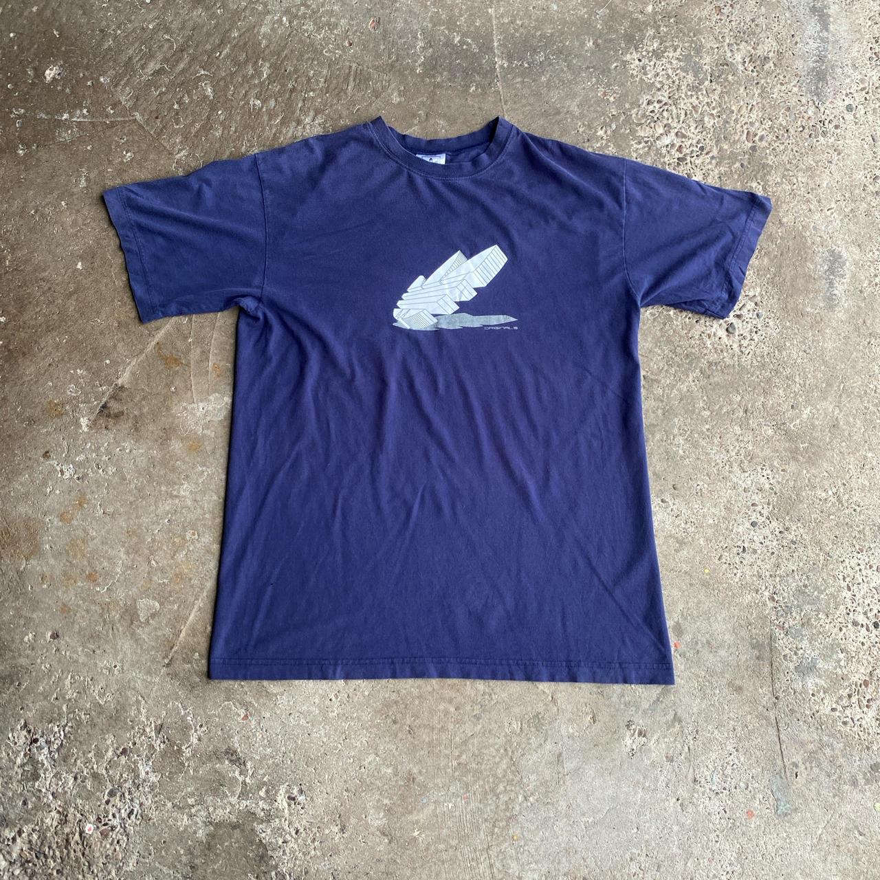 Navy Adidas Originals Graphic T-Shirt - M