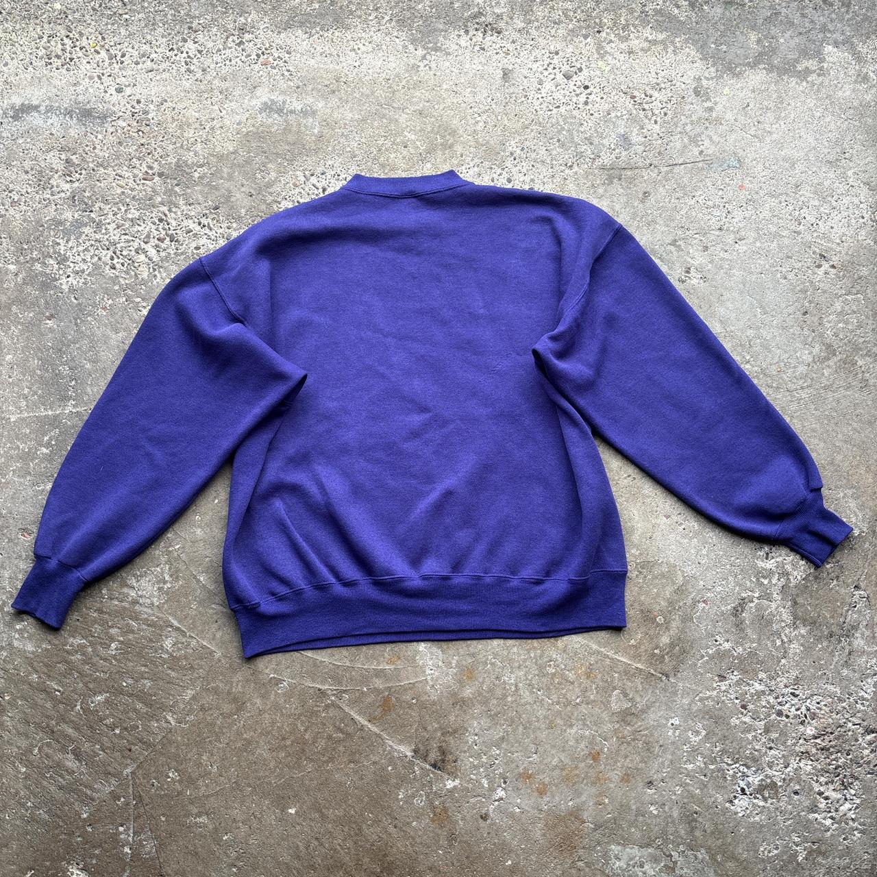 90s Purple Minnesota Vikings NFL sweatshirt - L