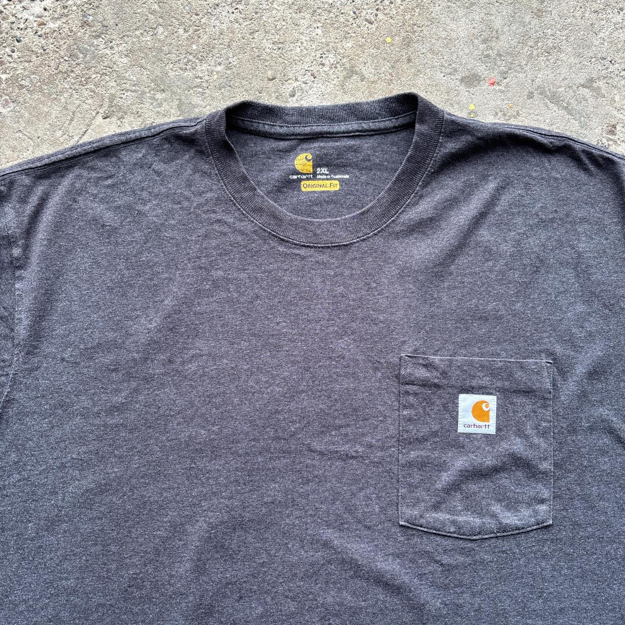 Grey Carhartt pocket t-shirt - XXL