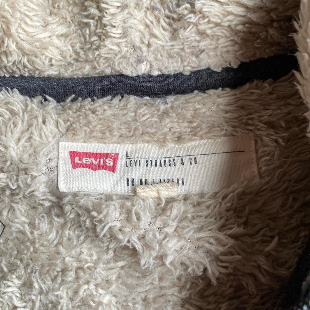 Grey Levi’s Full Zip Hoodie - L