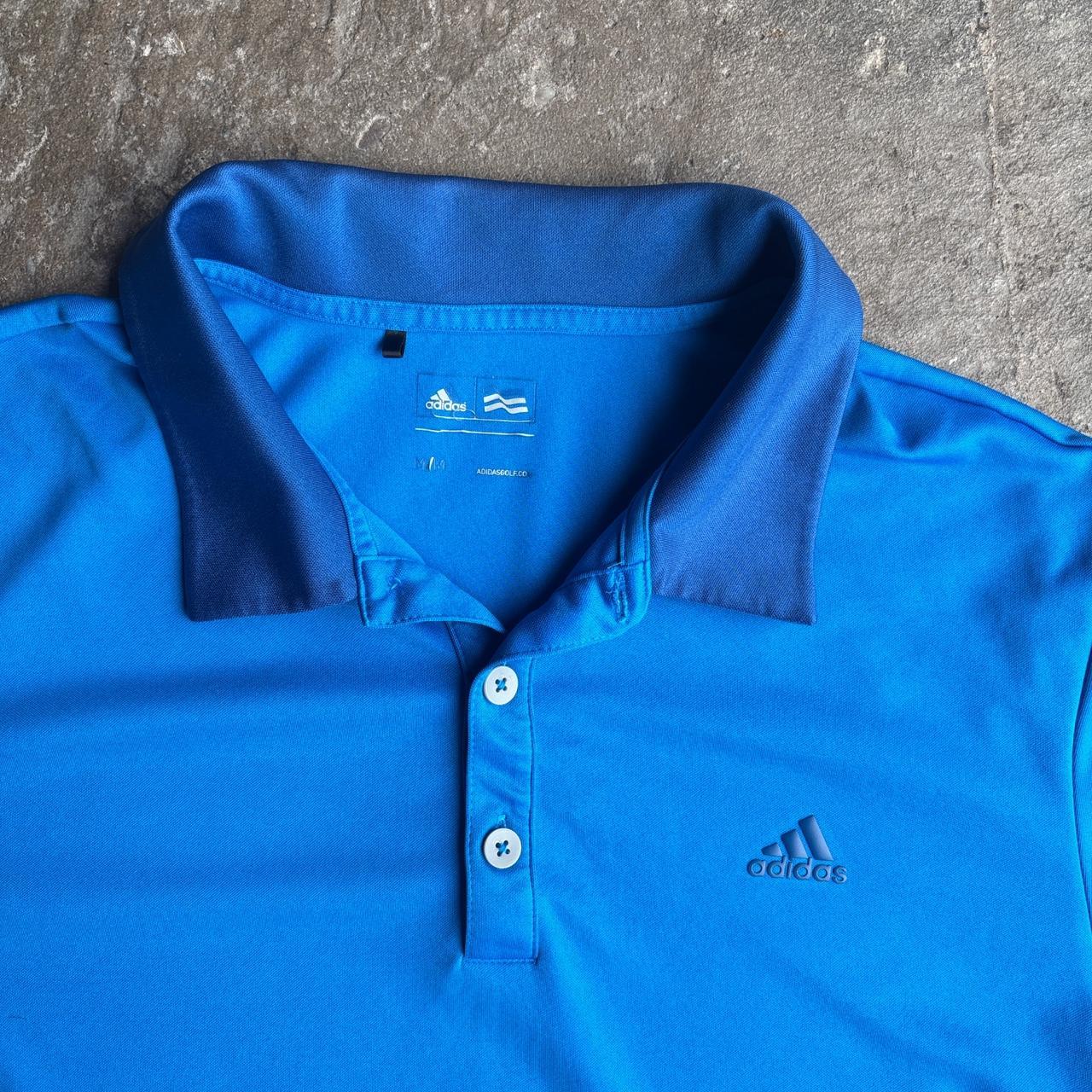 Blue Adidas Golf Polo Shirt