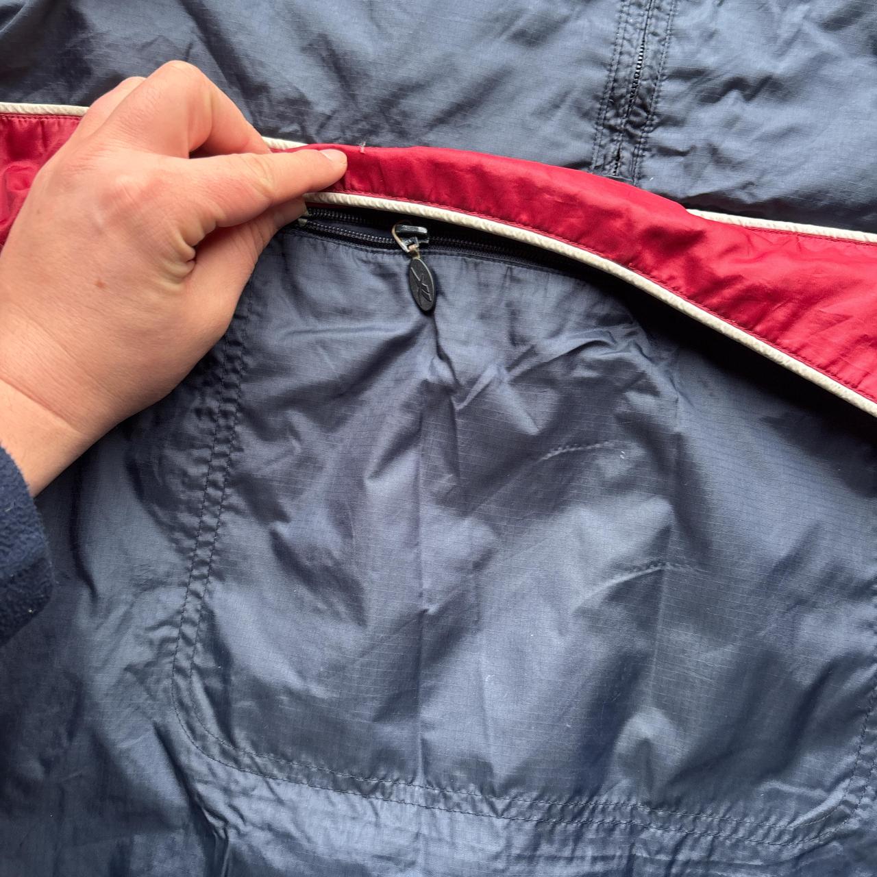 Vintage Red and navy Reebok windbreaker