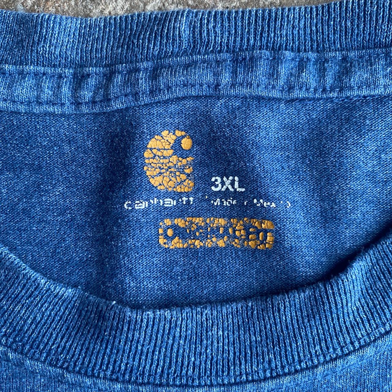 Blue Carhartt Pocket T-Shirt - 3XL