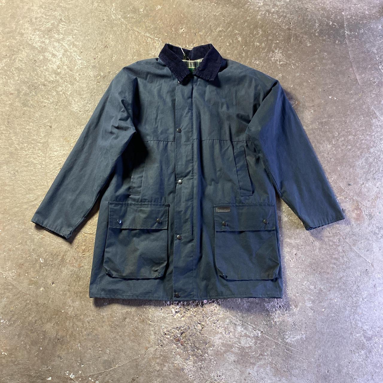 Vintage Navy Regatta Waxed Jacket - L