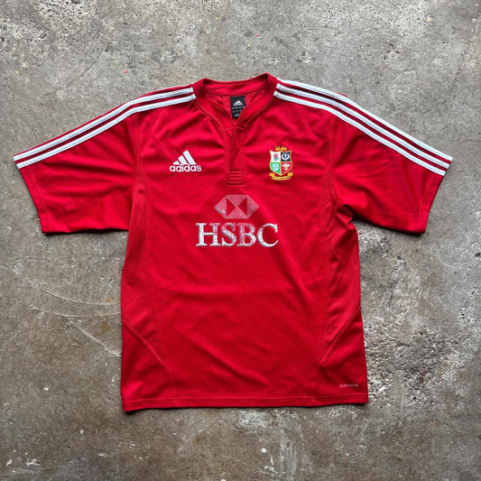 Red 2009 South Africa Lions Rugby shirt