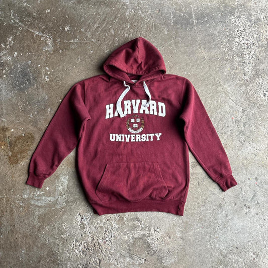 Burgundy Harvard University Graphic Hoodie - S