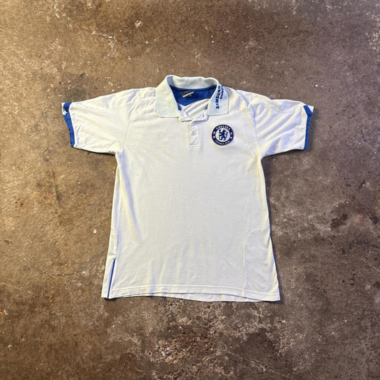 White Umbro Chelsea Polo Shirt - S