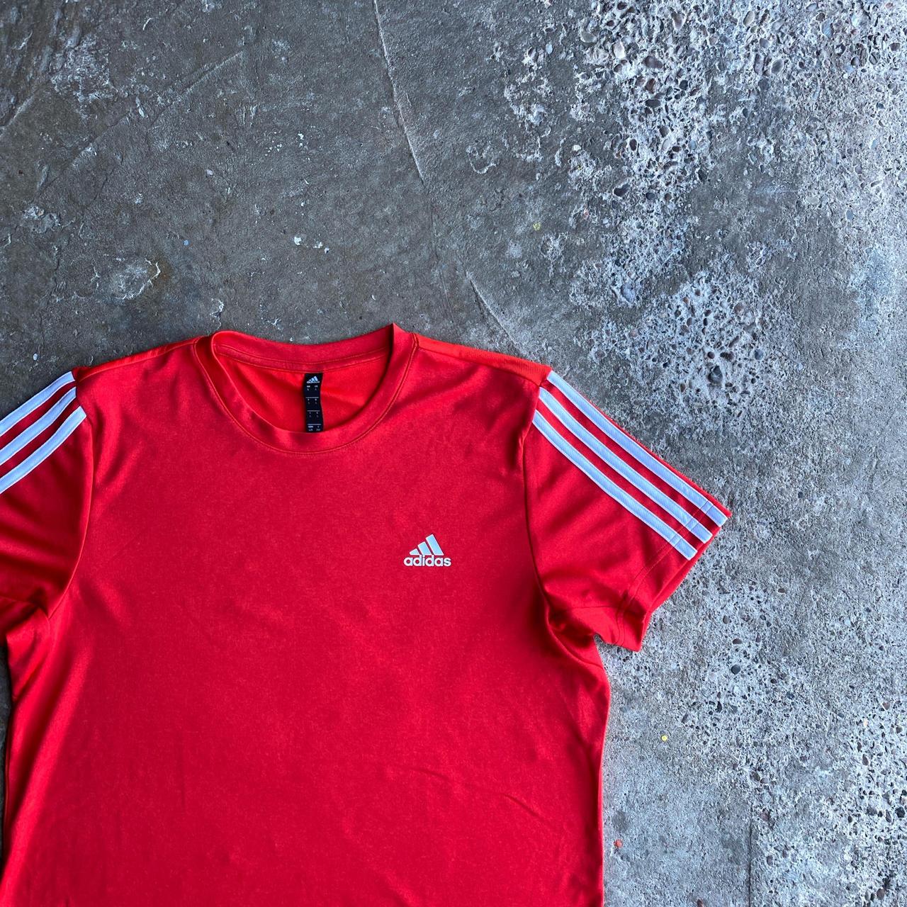 Red Adidas Sportswear T-Shirt - L