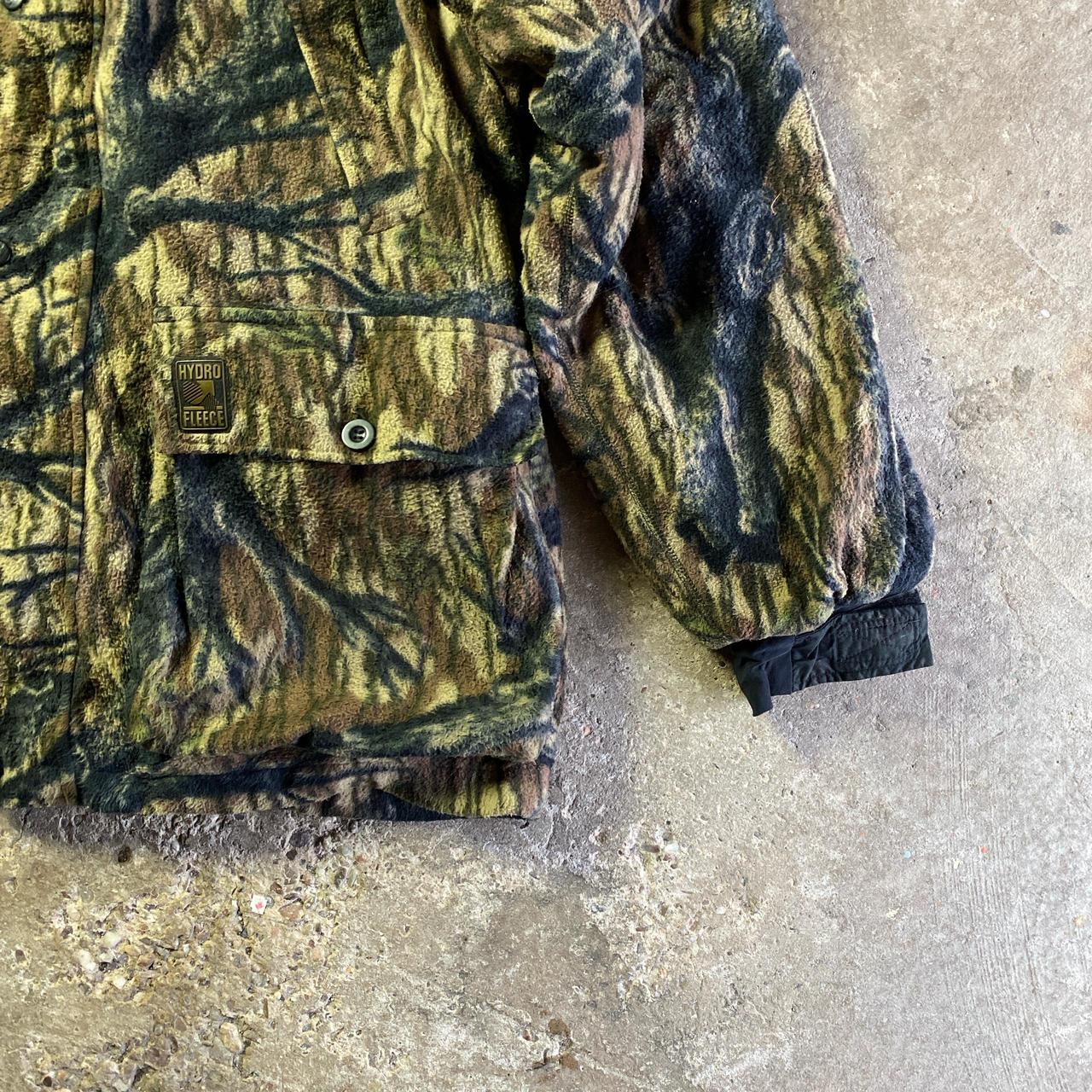 Browning Woodland Print Hooded Fleece Jacket - XL