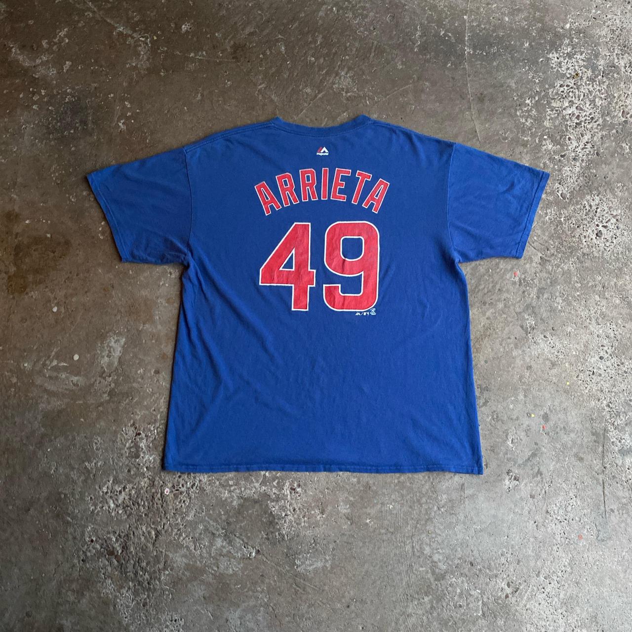 Blue Chicago Cubs Graphic MLB T-Shirt - XL