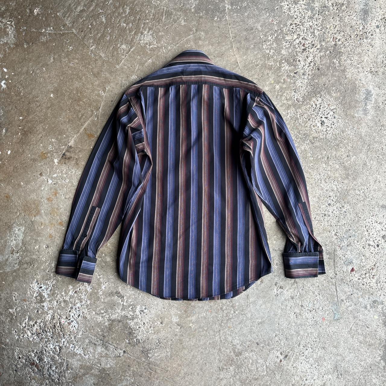 Sick 90’s Style YSL Striped Long Sleeve Shirt
