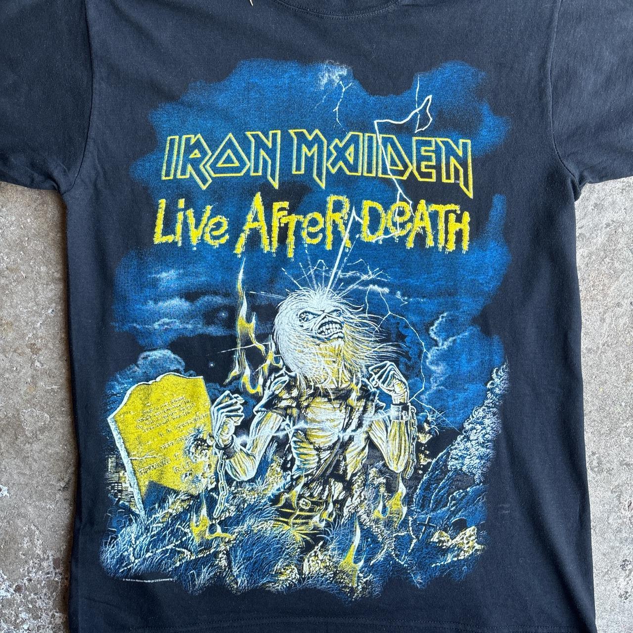Black Iron Maiden “Life After Death” 1980s Band T-Shirt