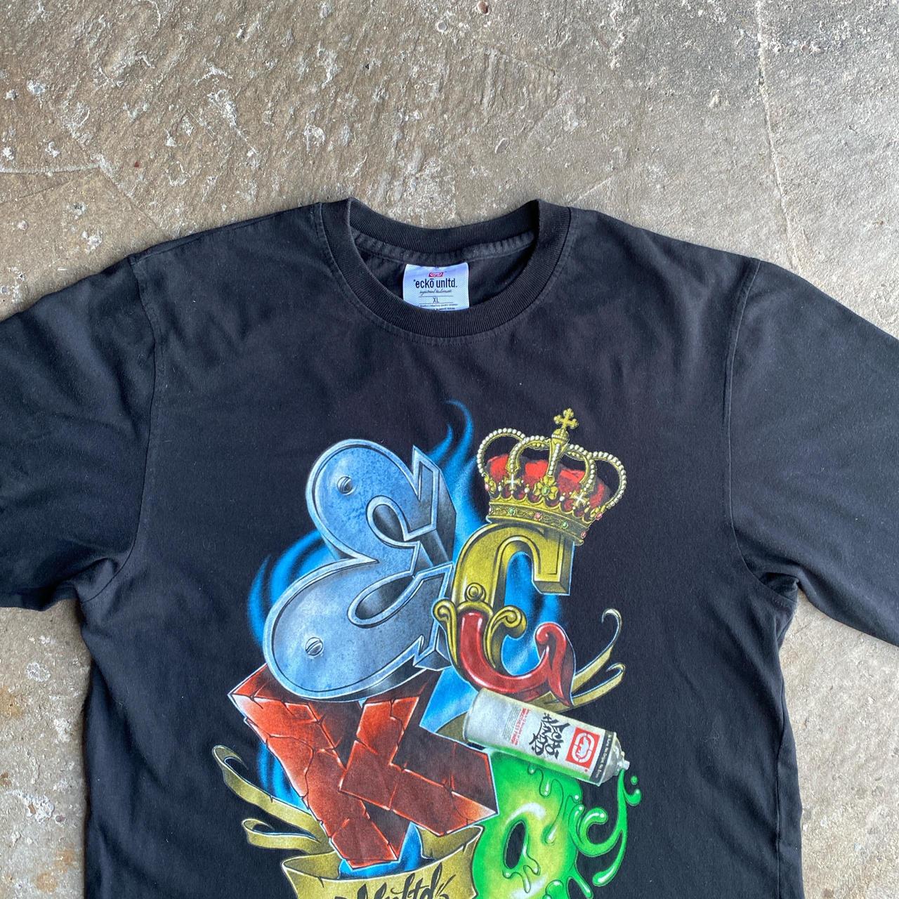Black Ecko Unltd Graphic T-Shirt - XL
