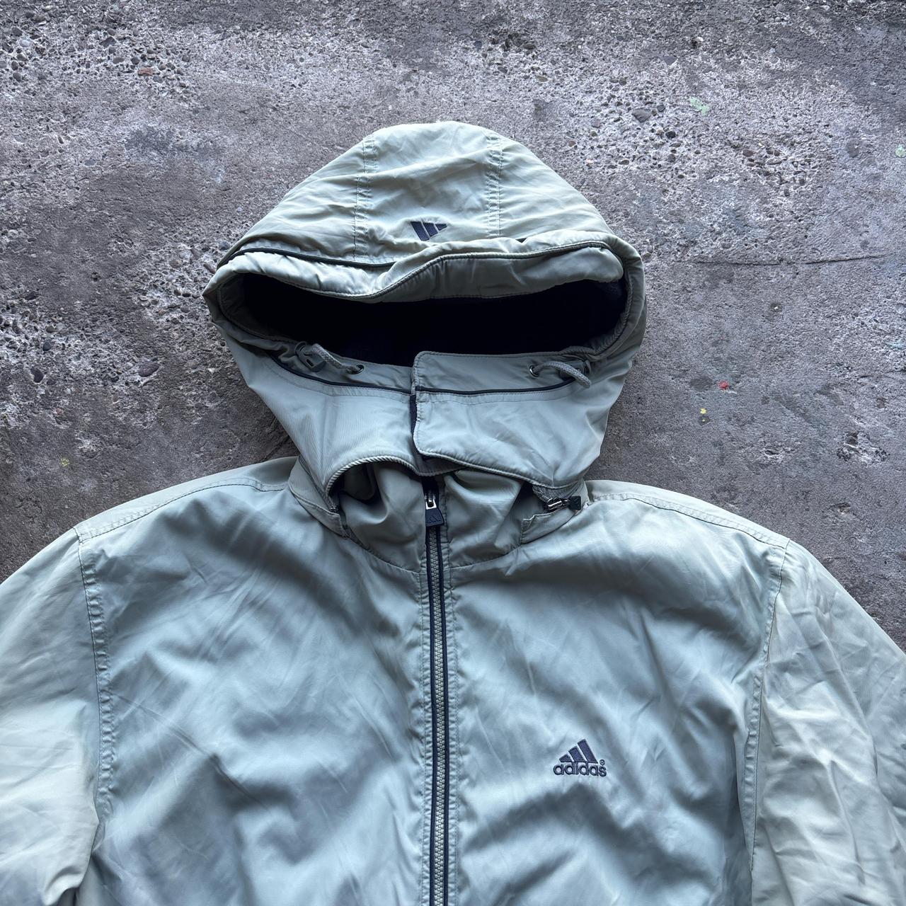 00s Cream Adidas puffer jacket - XL