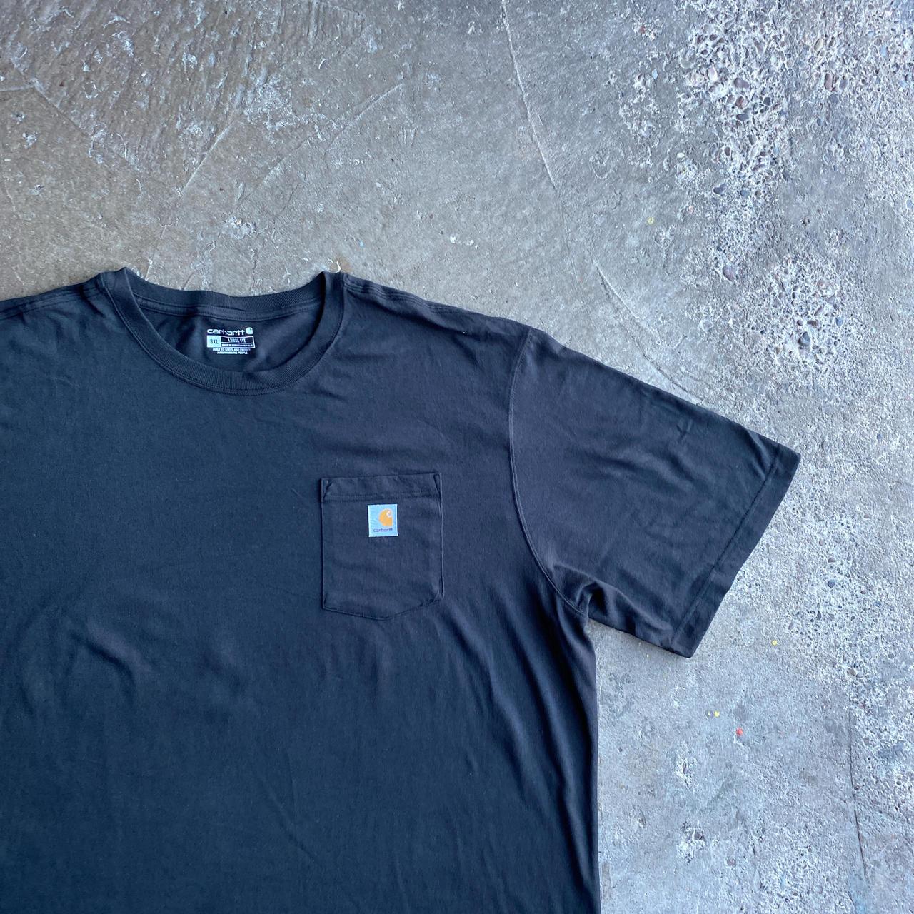 Black Loose Fit Carhartt Pocket T-Shirt - 3XL