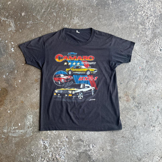 Black Vintage Single Stitch ‘Camaro’ Graphic T-Shirt
