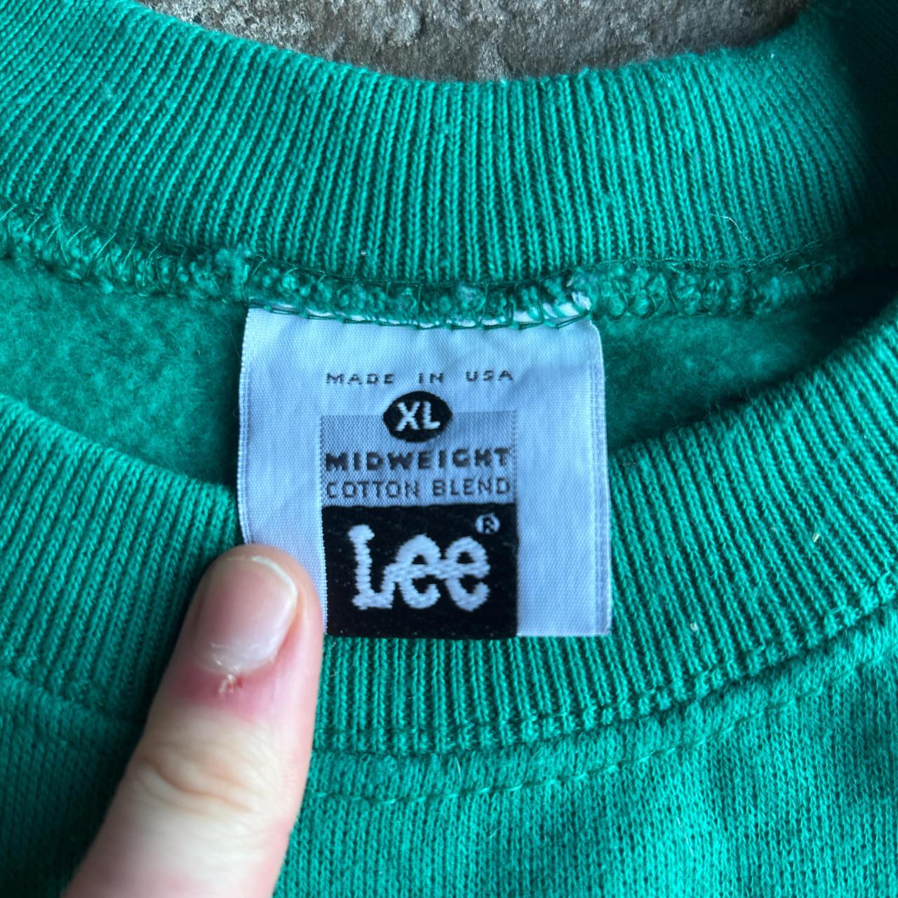 Green Lee Embroidered Christmas Sweatshirt - XL