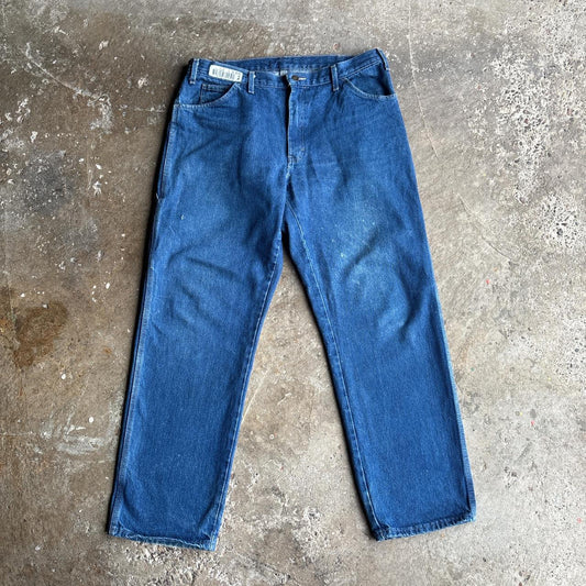 Vintage blue denim Dickies carpenter jeans - W36