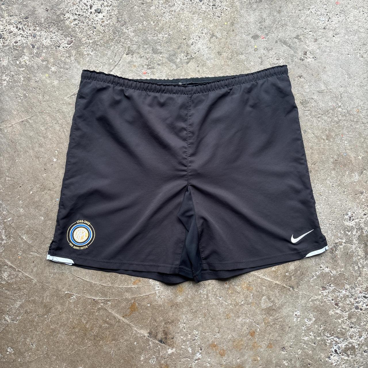 2008 Black Inter Milán Nike footballs shorts - XXL