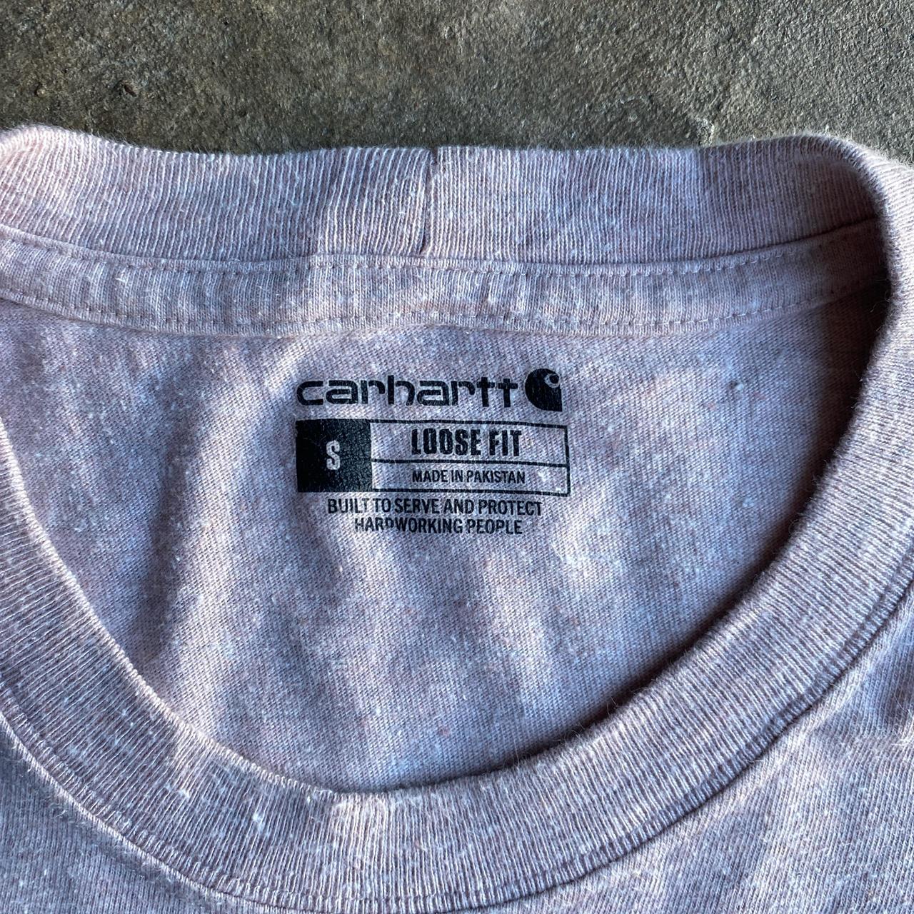 Light Purple Carhartt Single Pocket T-Shirt - S